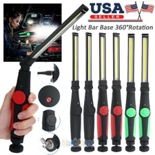 2 x 95000LM Magnetic Rechargeable COB LED Work Light Lamp Inspect Folding Torch