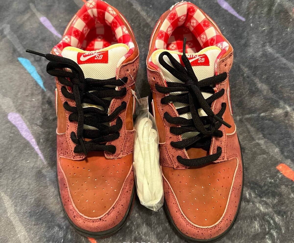 🦞NEW Concepts x Nike SB Dunk Low Red Lobster DS size 10.5 🦞NEW Concepts x Nike SB Dunk Low Red Lobster DS size 10.5