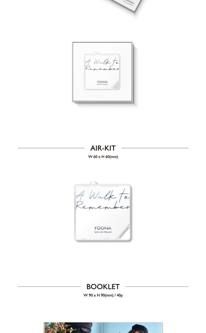 YOONA [A WALK TO REMEMBER] Special Kihno Album Kit+Photo Book+Card