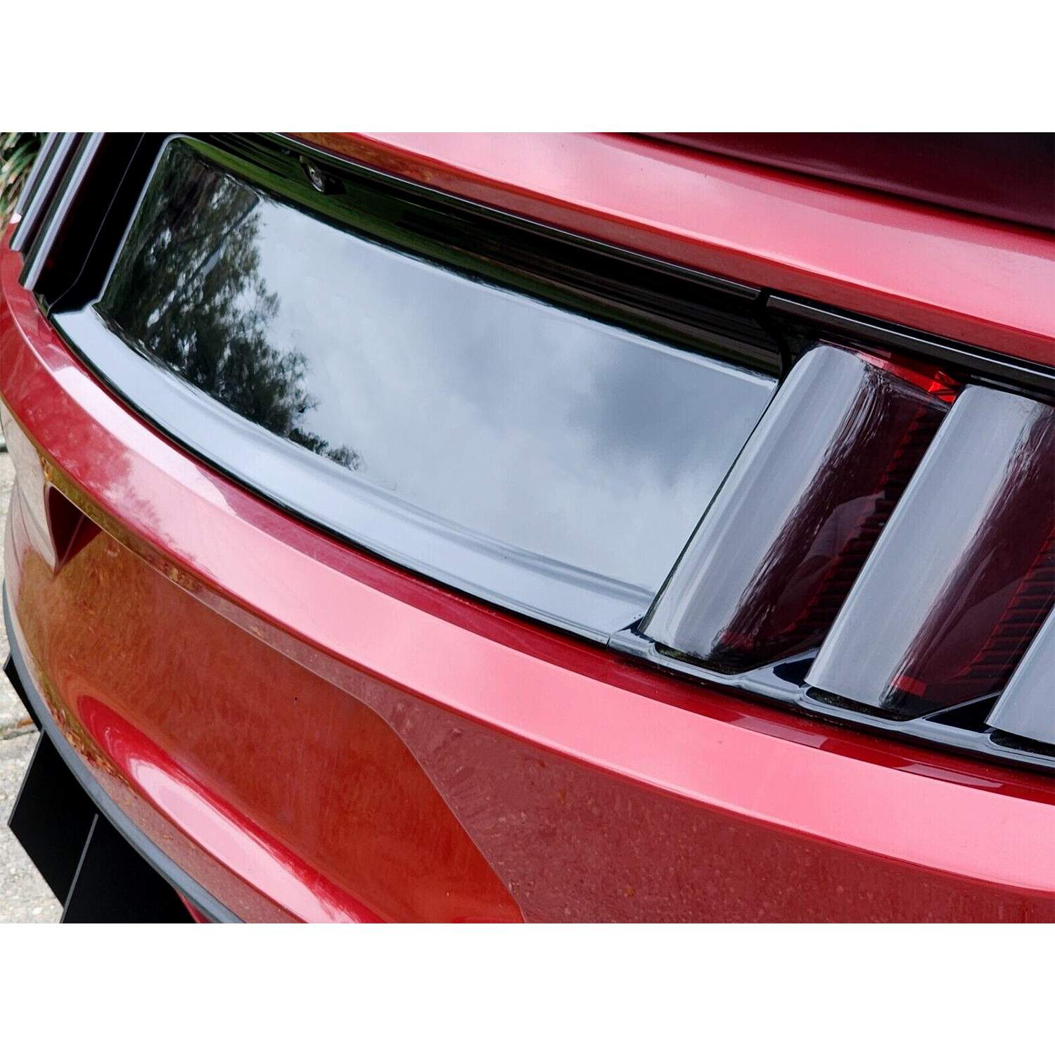 Gloss Black Rear Trunk Spoiler Deck Lid Panel Cover For Ford Mustang GT 15-2023