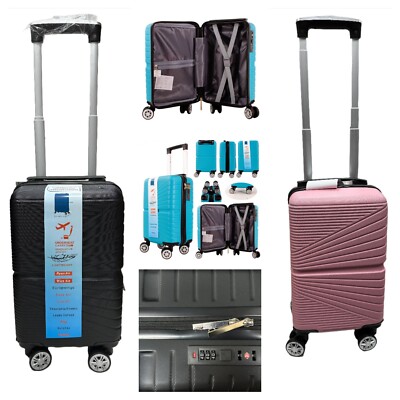 Cabin Bag 40X25X20CM Under Seat Carry On Travel Ryanair Luggage Wheel  Suitcase UK