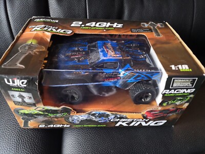  Cheetah King 1:18 Scale Radio Control Buggy Car Blue 