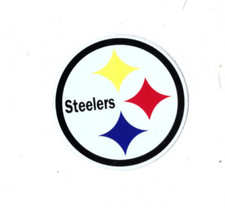 New 2 7/8" Pittsburgh steelers Decals Free Ship