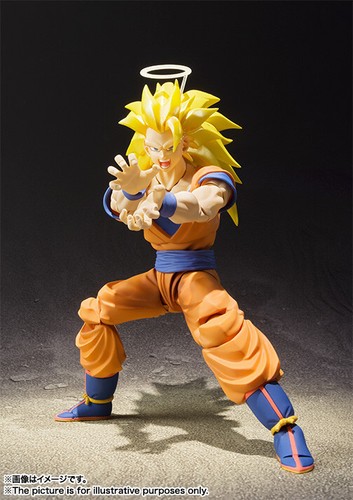 Authentic Bandai S.H.Figuarts SHF Dragon Ball Super Saiyan 3 Son Goku Gokou - Bild 5 von 6
