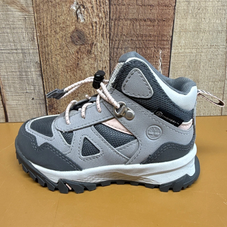 Toddler's Timberland Lincoln Peak WP Mid Hiker Boots / Grey / TB0A5RNB 085 - Image 2 of 4