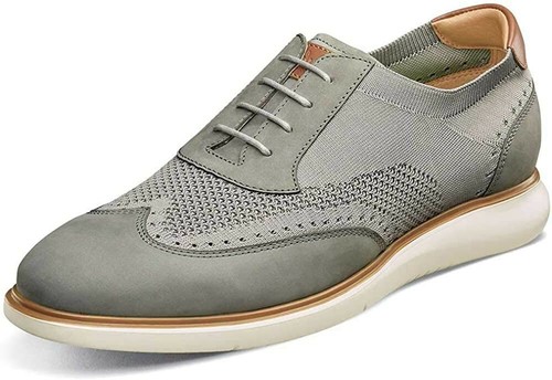 Florsheim Fuel Gray Knit Wing Tip 