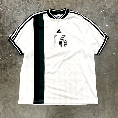 VTG 80s 90s Adidas Soccer Football Blank Jersey Argyle Pattern