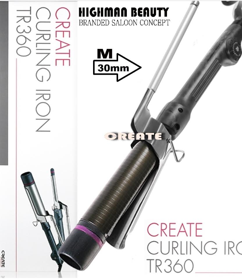 Professional Create Curling Marcel type Iron TR360 M-Szie (30mm