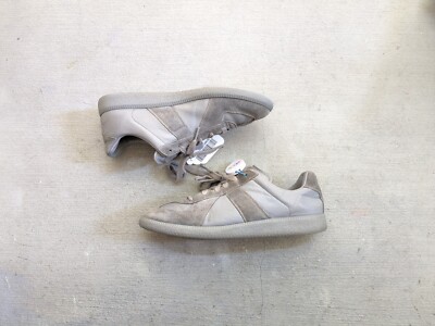 Maison Margiela GAT Sneakers Gray Men 7 40 Leather Suede Low Top