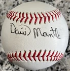 DAVID MANTLE AUTO SIGNED BASEBALL w/COA Son of the Great Mickey Mantle RARE