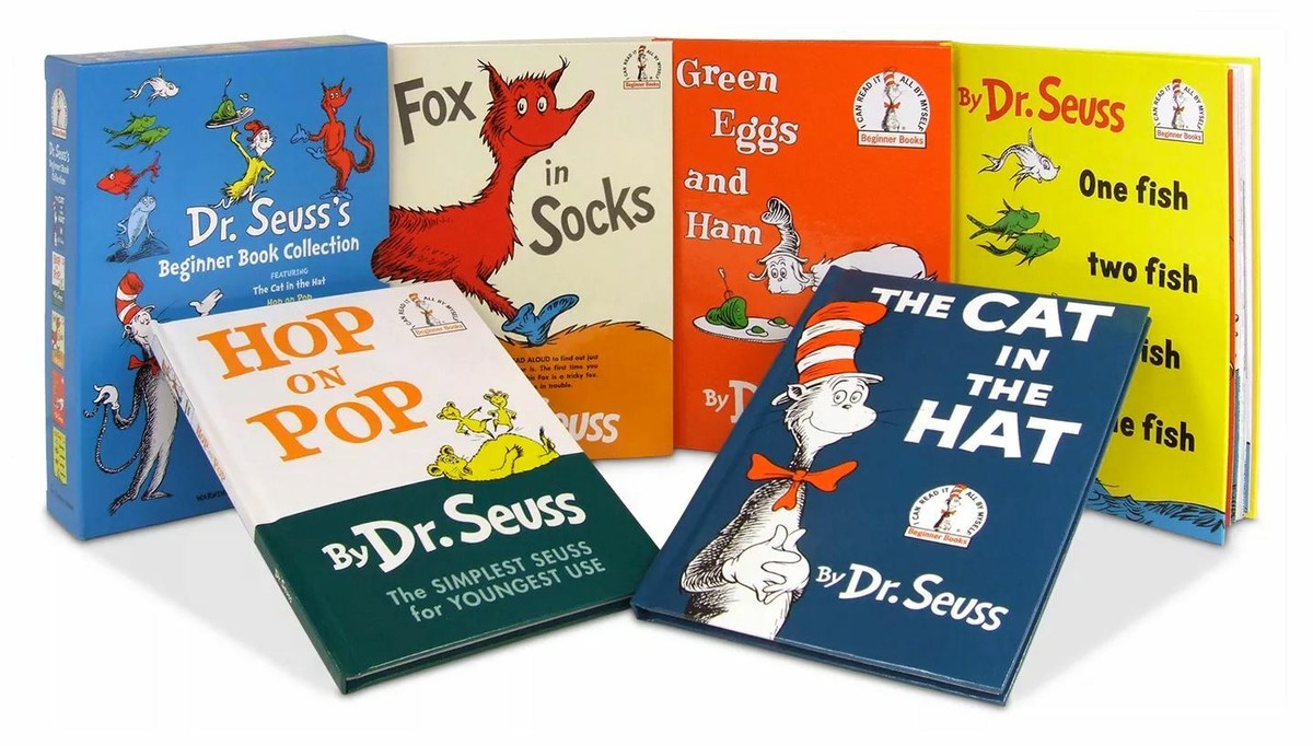 Dr. Seuss's Beginner Book Collection Boxed Set Hardcover 5 Books