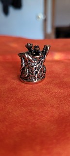 Frog on A Lily Pad Thimble