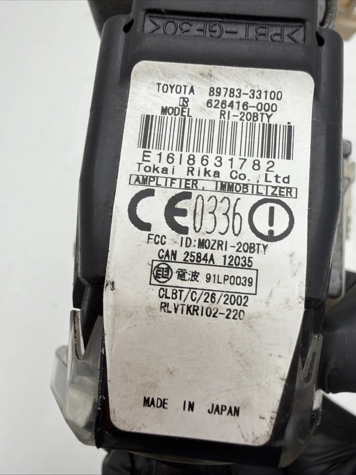 05 06 07 08 09 10 Toyota Lexus Scion Ignition Immobilizer OEM 89783-33100 - Image 4 of 4