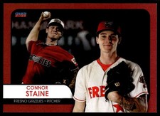2023 Connor Staine Choice Minor League Rookie Card Fresno Grizzles