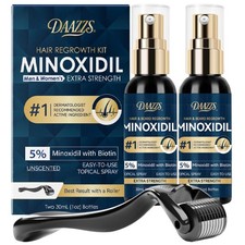 5 Minoxidil Hair Growth for Men and Women: 1 Fl Oz Pack of 2 , Blue
