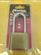 Master Lock 175DLH Brass Resettable Combination Padlock 2 x 2-1/4 in.
