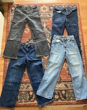 Old Navy Denim Jeans Boys lot of 4. Various Sizes, Boot Cut,