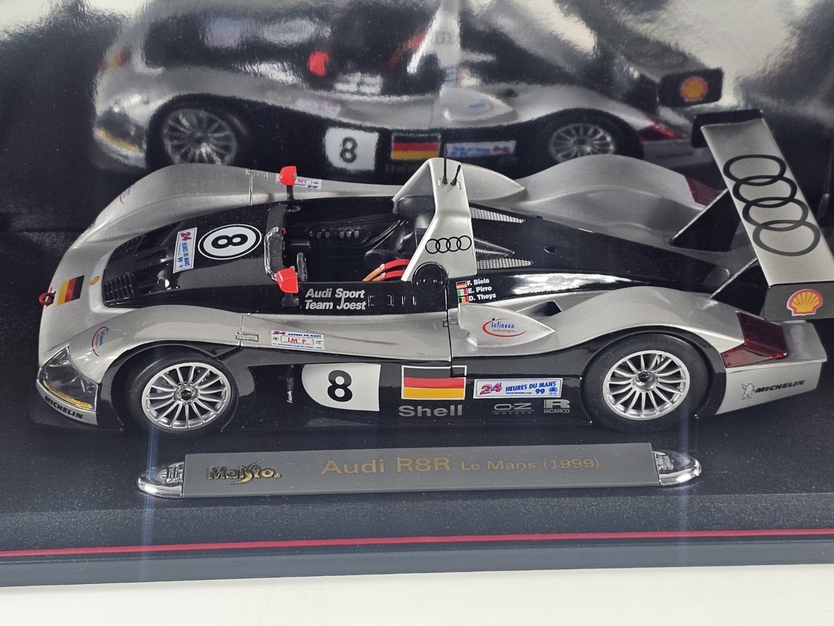 Maisto 38881 1:18 Scale Audi R8R le Mans 1999 Biela/Pirro/Theys