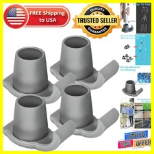 Universal Walker Ski Glides - 4 Pack Durable Mobility Accessories for Seniors