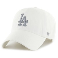 47 Brand Strapback Cap - Clean Up Los Angeles Dodgers Weiß