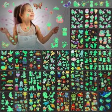 30 Sheets 400 Pieces Glitter Temporary Tattoos for Kids Waterproof