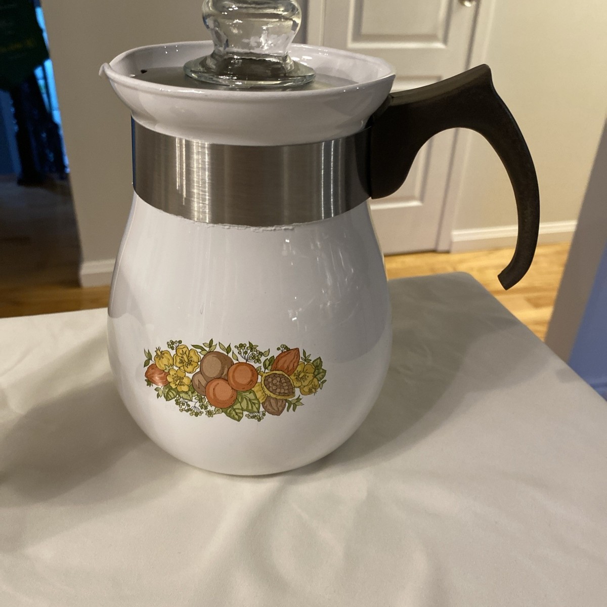 Vintage Corning Ware Spice Of Life Percolator 900mls