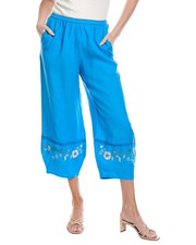 Johnny Was Linen Barrel Pant Women's