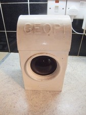 Vintage Railway Lamp GEOPI  CHALWYN Red Paraffin Road Lantern  Burner 1950 60s