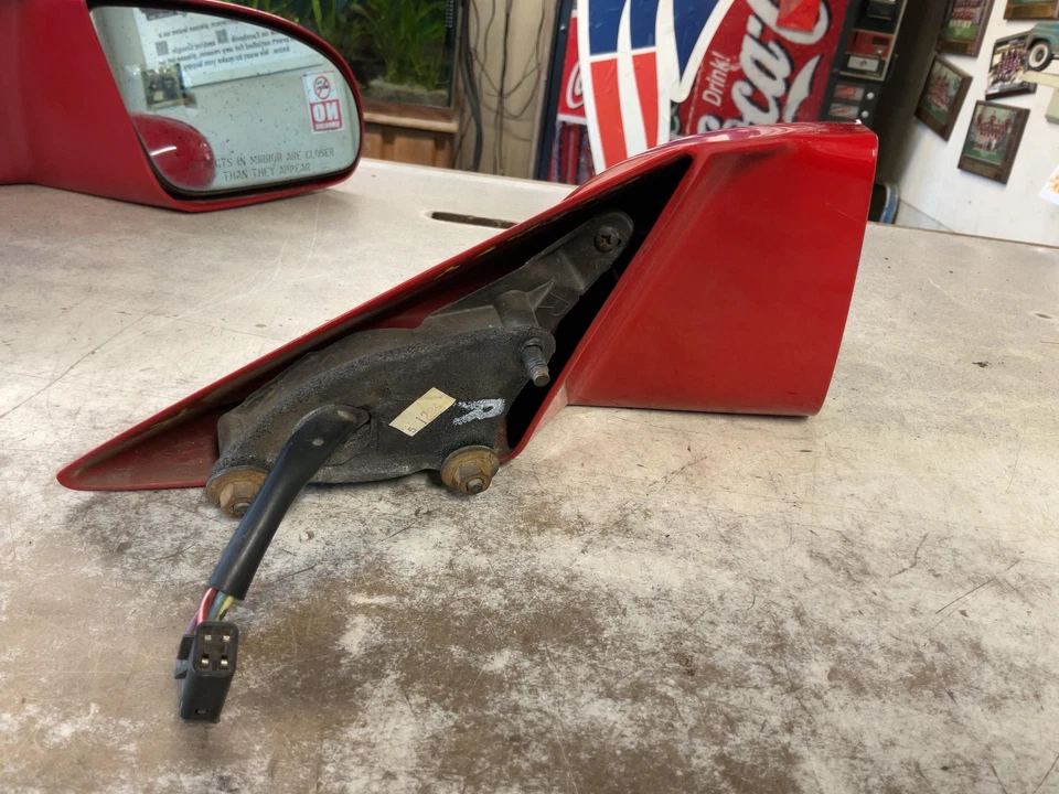 Door Mirror PONTIAC FIREBIRD Right 93 94 95 96 97 98 99 RH POWER RED TRANS AM - Image 4 of 4