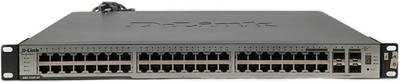 D-Link DGS-3100-48P 48-Port Gigabit Ethernet Unmanaged Rackmount Switch.