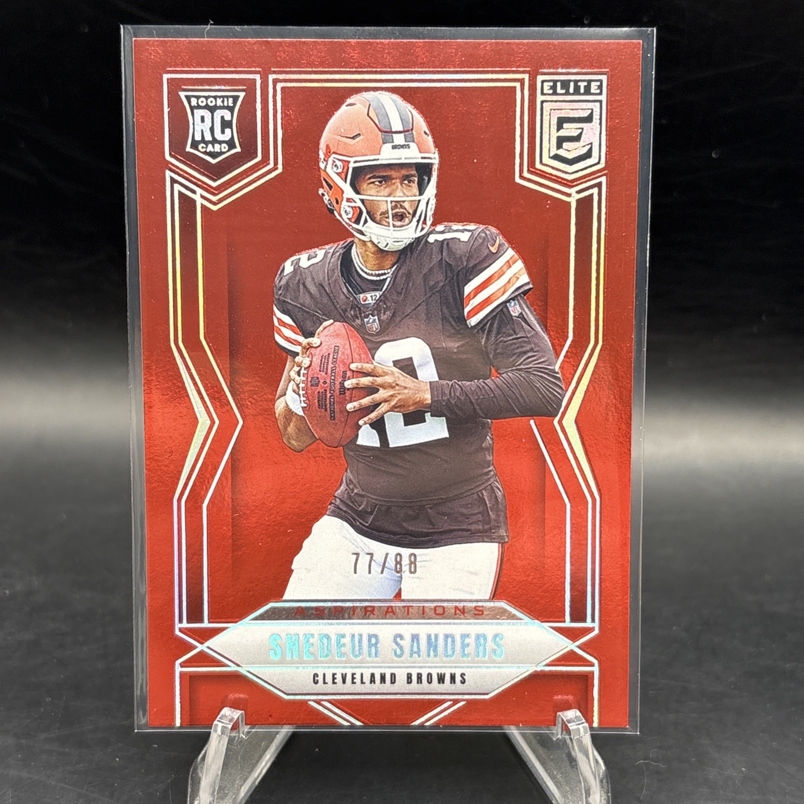 2025 Panini Donruss Elite Rookies Aspirations /88 Shedeur Sanders #112 Rookie RC