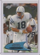 peyton manning football  rookie card. rookie card picture