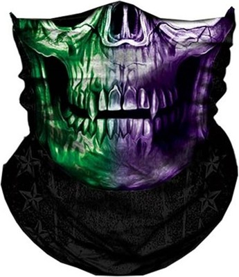 Scarves Bandanas Skull Face Tube Headband, Gaiter Head Wrap Balaclava Magic Scar