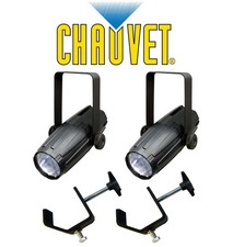 Chauvet DJ Lighting 4 LED Pinspot 2 Disco Mirror Ball Spot Light W/ 4 Clamps