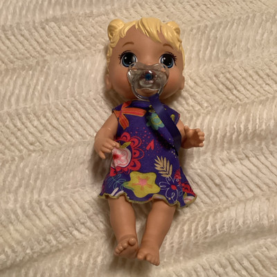 #ad Baby Alive 10Lil Sounds. Interactive Blonde Hair Blue Eyed.2018 Sweet Baby Doll $23.00