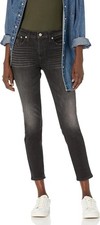 Lucky Brand Women's Mid Rise Stretch AVA Skinny Jean Size 0/25 Only Grey