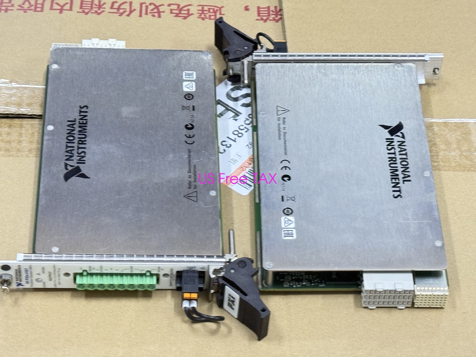 Used National Instruments NI PXIe-4137 100fA High Precision SMU Module