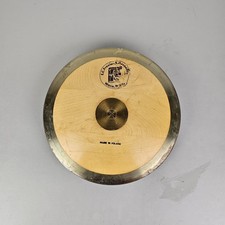 E.C. Frazier  Associates Waco Texas Wood  Metal Discus Made in Poland