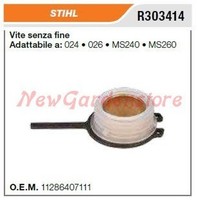 Endlos Schraube ÖL Pumpe Stihl KettensäGe 024 026 MS240 MS260 R302414