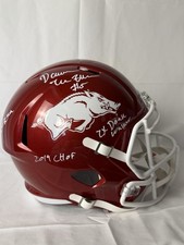 Darrin McFadden Arkansas Razorbacks Signed Full Size Speed Rep Football Helmet