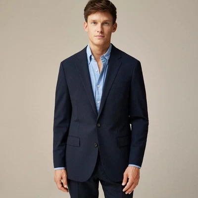 Ludlow Traveler Slim-fit suit Italian Stretch Wool 40R 32/34 Navy Blue - Image 1 of 4