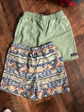 Patagonia Swim Trunks Shorts Youth XLarge Mesh Lined Drawstring Pockets- 2 Pack