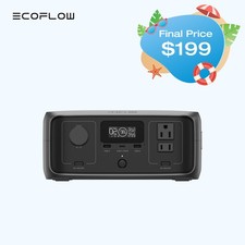 EcoFlow RIVER 3 Portable Power Station 245Wh LiFePO4 Solar Generator for Outdoor
