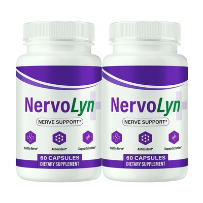 2-Pack NervoLyn Capsules - Nervolyn Overall Nerve Wellness Support - 120 Caps
