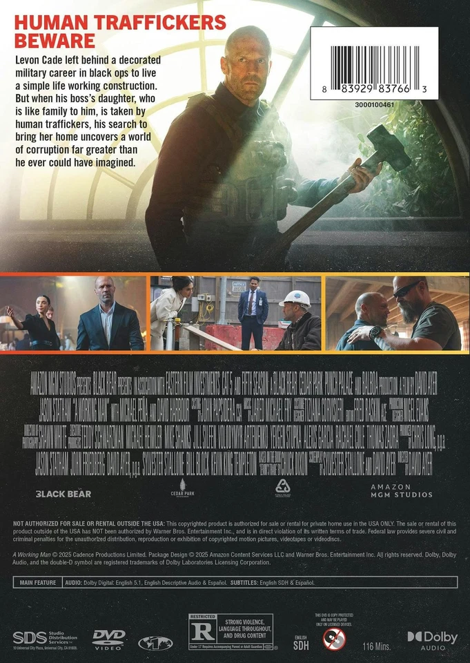 A Working Man DVD  NEW Foto 4 de 4