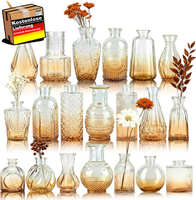 Mini Vasen Set 12 StüCk FüR Tischdeko Hochzeiten Parties Mit ÄTzmuster
