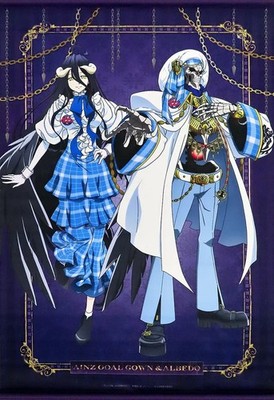 Overlord Anime Studio B2 Wandteppich Ainz & Albedo Holy Movie Sammlerstück