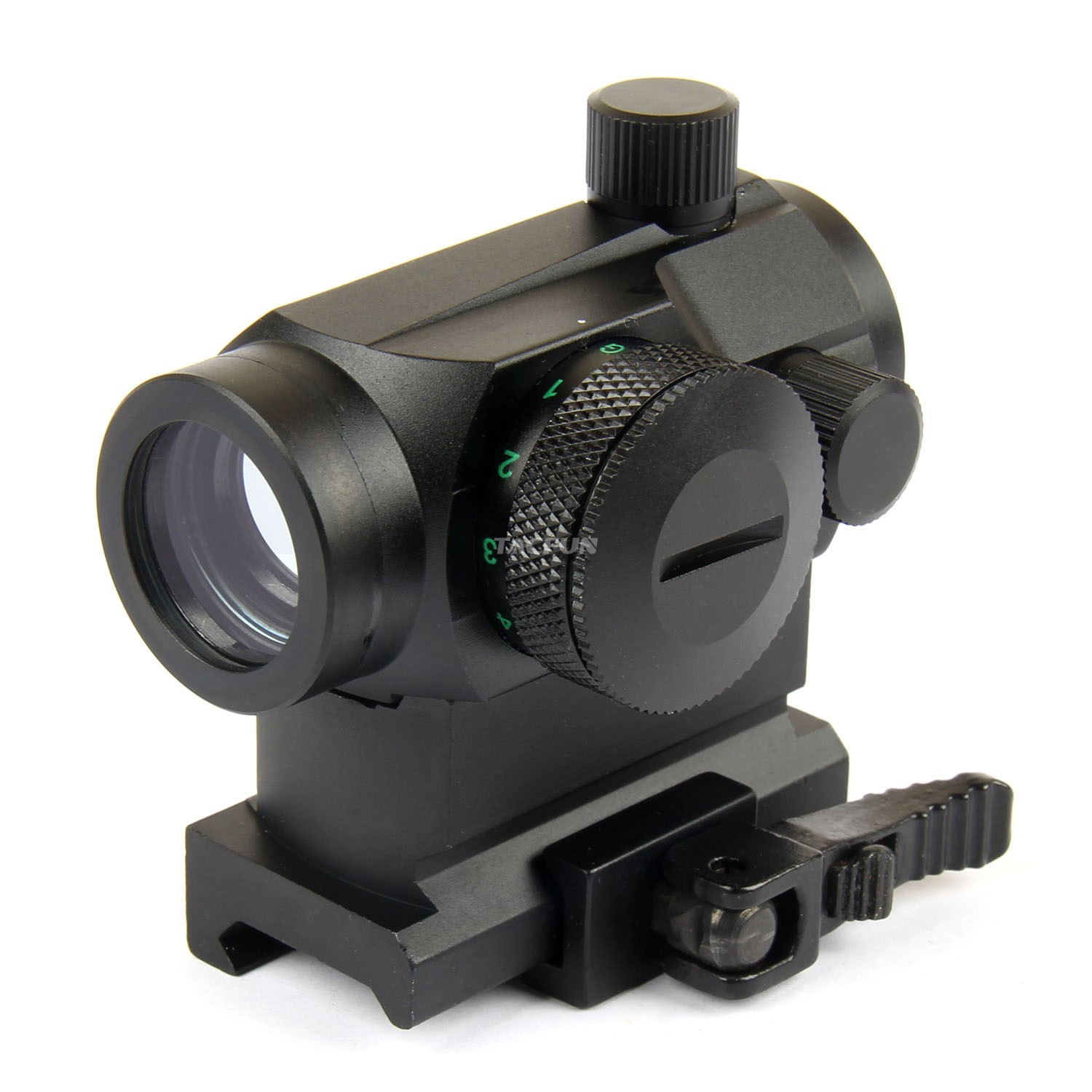 Tactical Holographic Green / Red Dot Sight Scope with Rail Mount & 1" Rail Riser