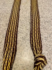 muzzle loader powder horn mountain man strap rendezvous reenactment sling 