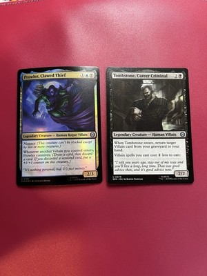 Prowler, Clawed Thief - Foil  - Tombstone - Regular - Marvel s Spider-Man MTG